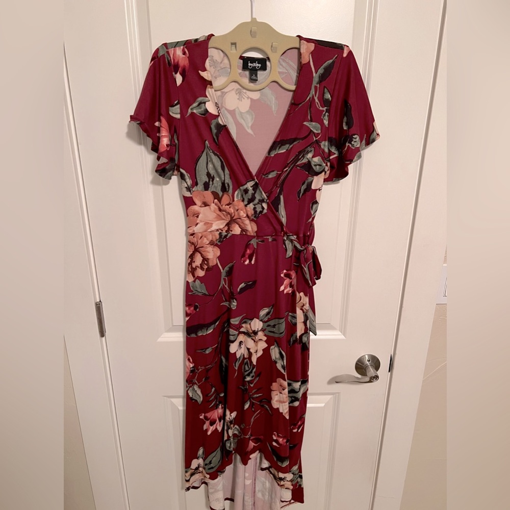 Floral ByBy v-neck dress
